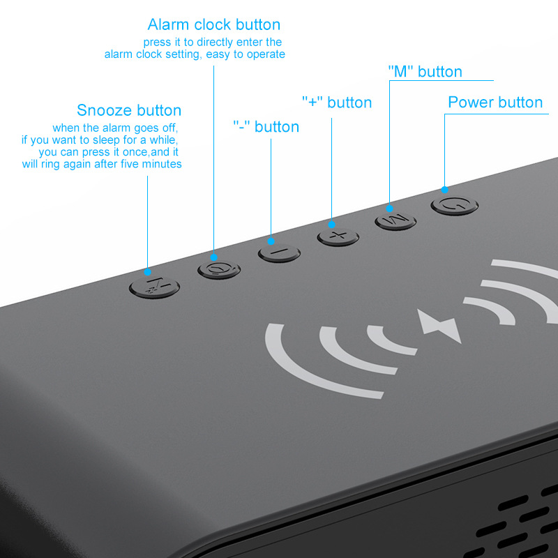 Alarm Clock Charging Spealer